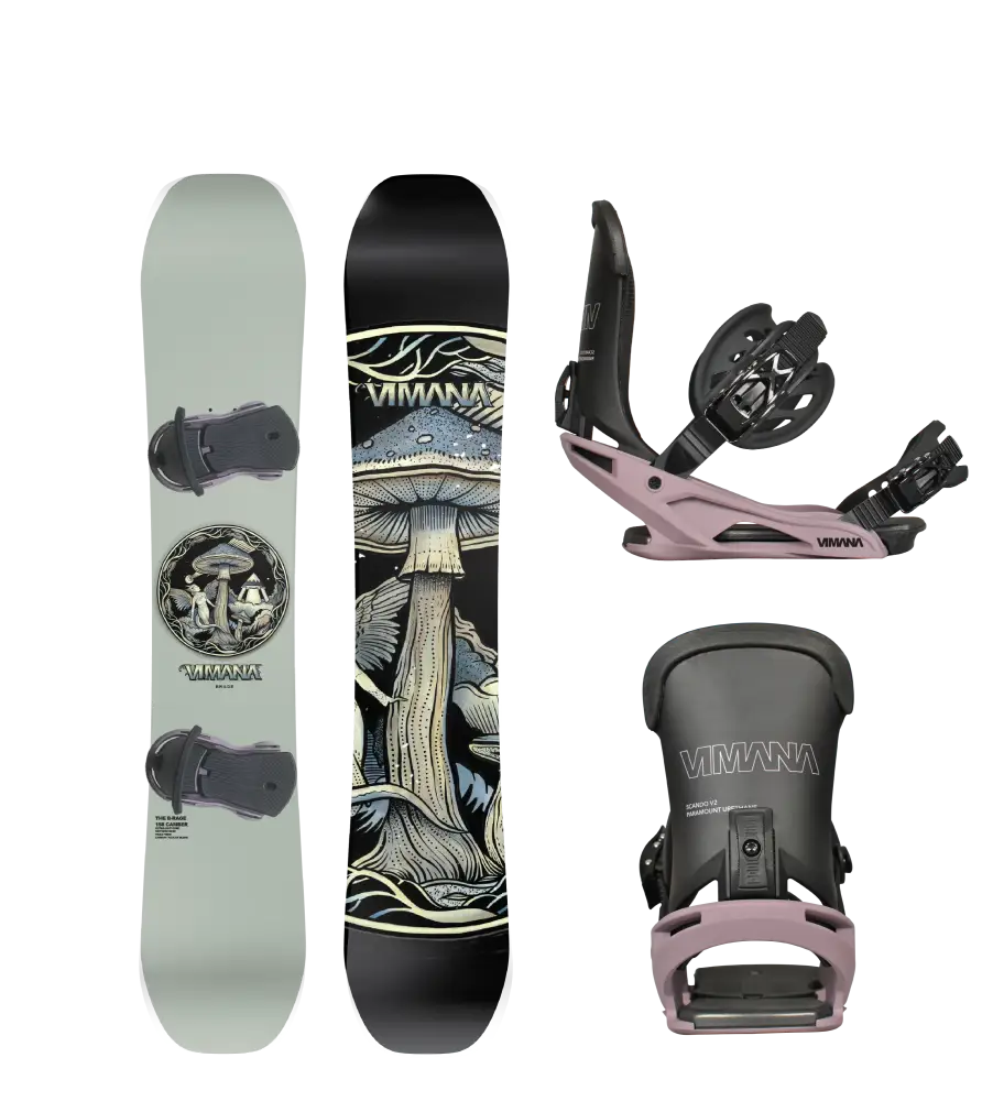 The B-Rage 2025 Pakketilbud Purple / Small(36-39) 158 Snowboard