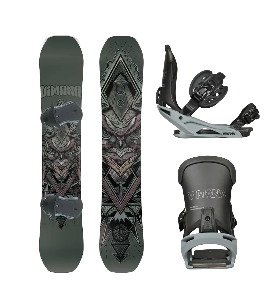 The Vufo 2025 Pakke Blue / 150Cm Small(36-39) Snowboard